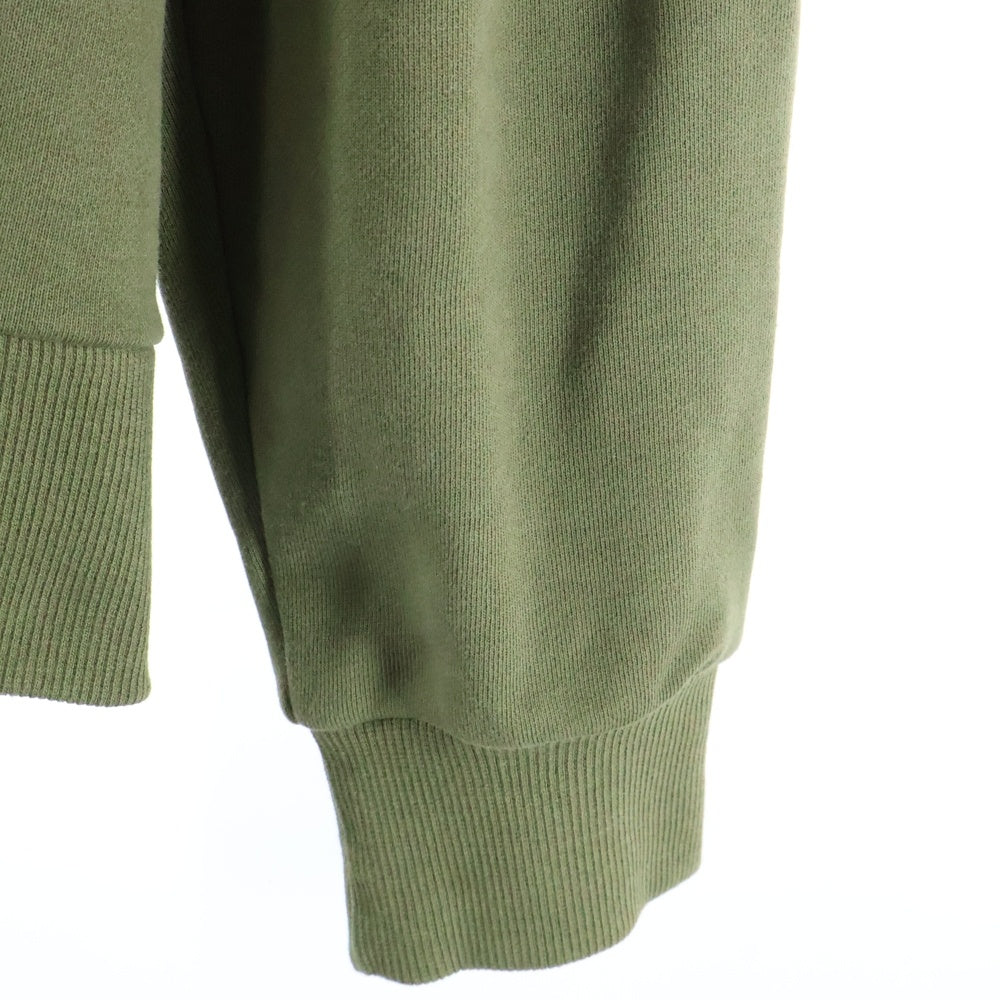 DIESEL(ディーゼル) S-GIRK-HOOD-SMALLOGO フロントロゴ プルオーバーフーディー パーカー スウェット カーキ A02313