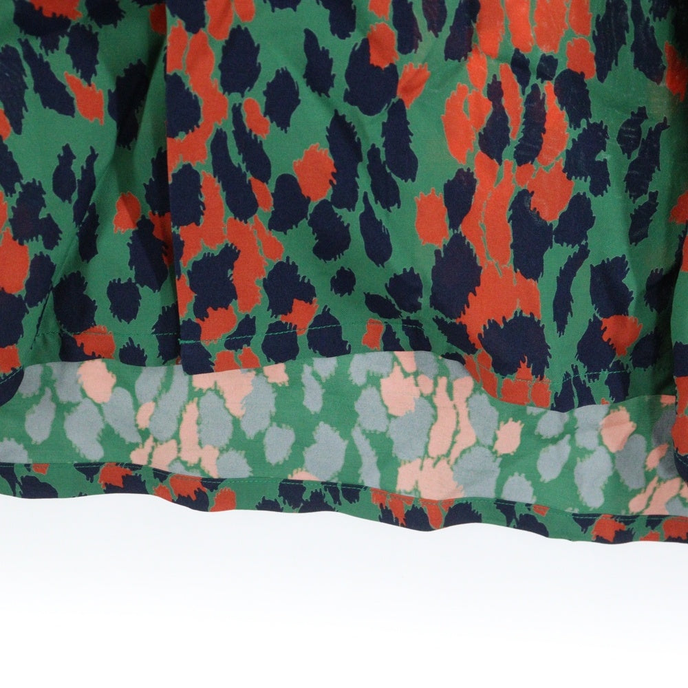 WACKO MARIA(ワコマリア) 21SS LEOPARD S/S OPEN COLLAR SHIRT レオパード オープンカラー 半袖シャツ グリーン