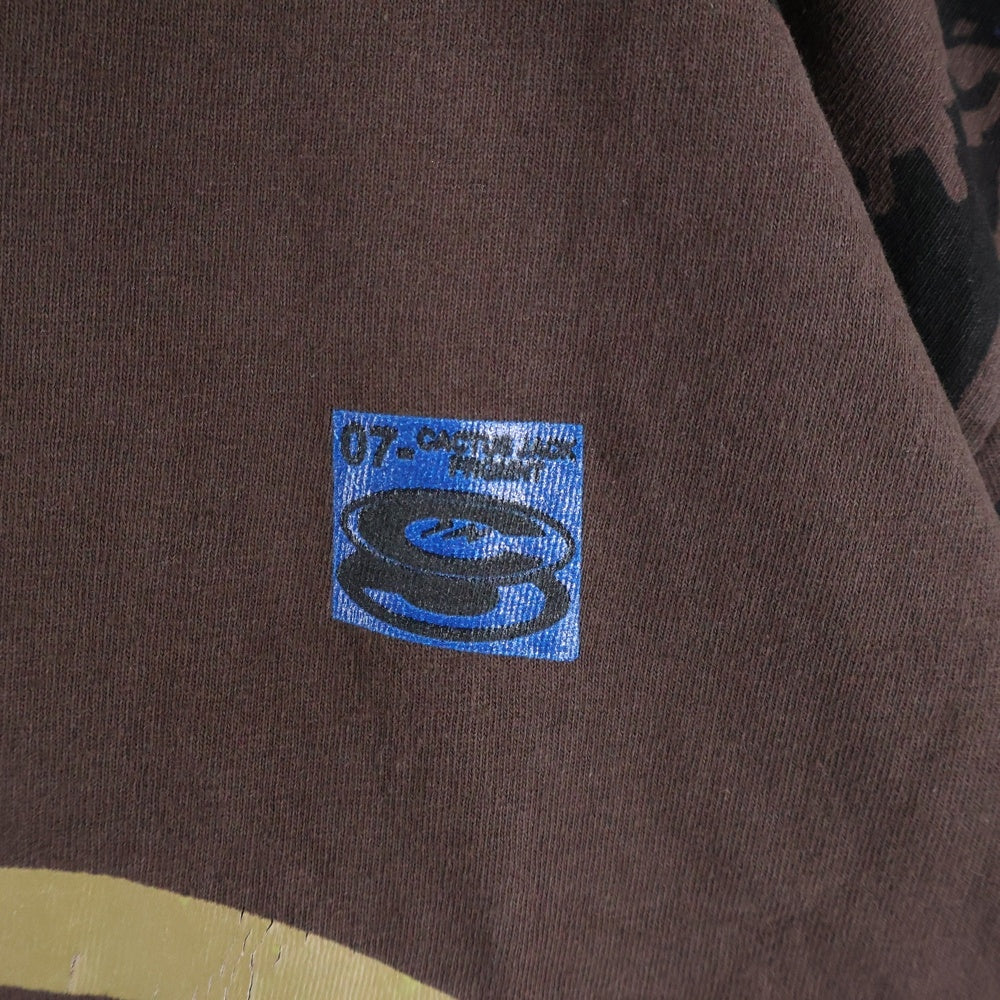 Cactus Jack(カクタスジャック) ×Fragment Design フラグメント デザイン ロゴプリントTシャツ 半袖カットソー ブラウン