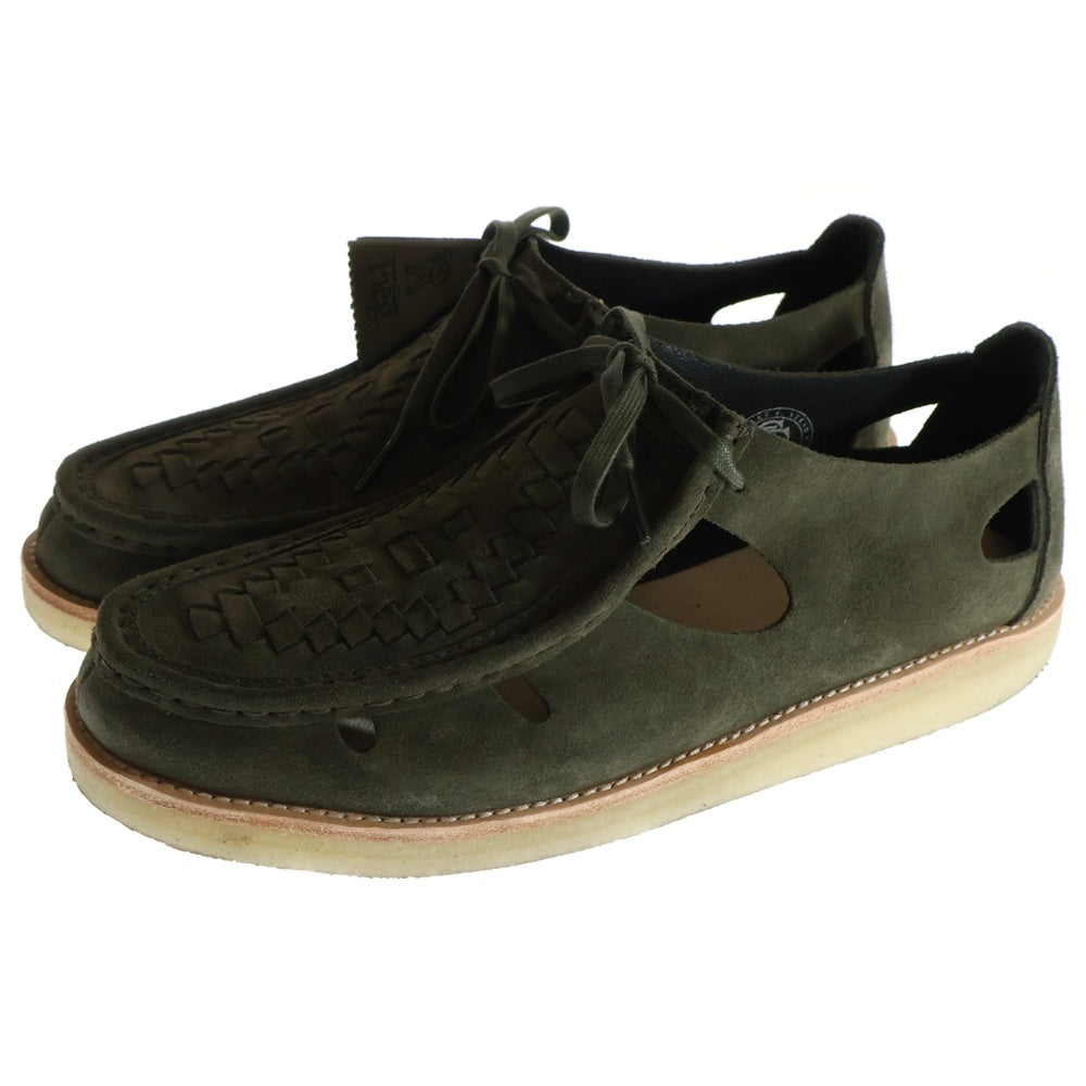 KITH(キス) ×Clarks Originals ×Ronnie Fieg Brixham Olive Combi クラークスオリジナル ロニーファイグ ブリックハム ローカットサンダル US10/27cm CK26183616
