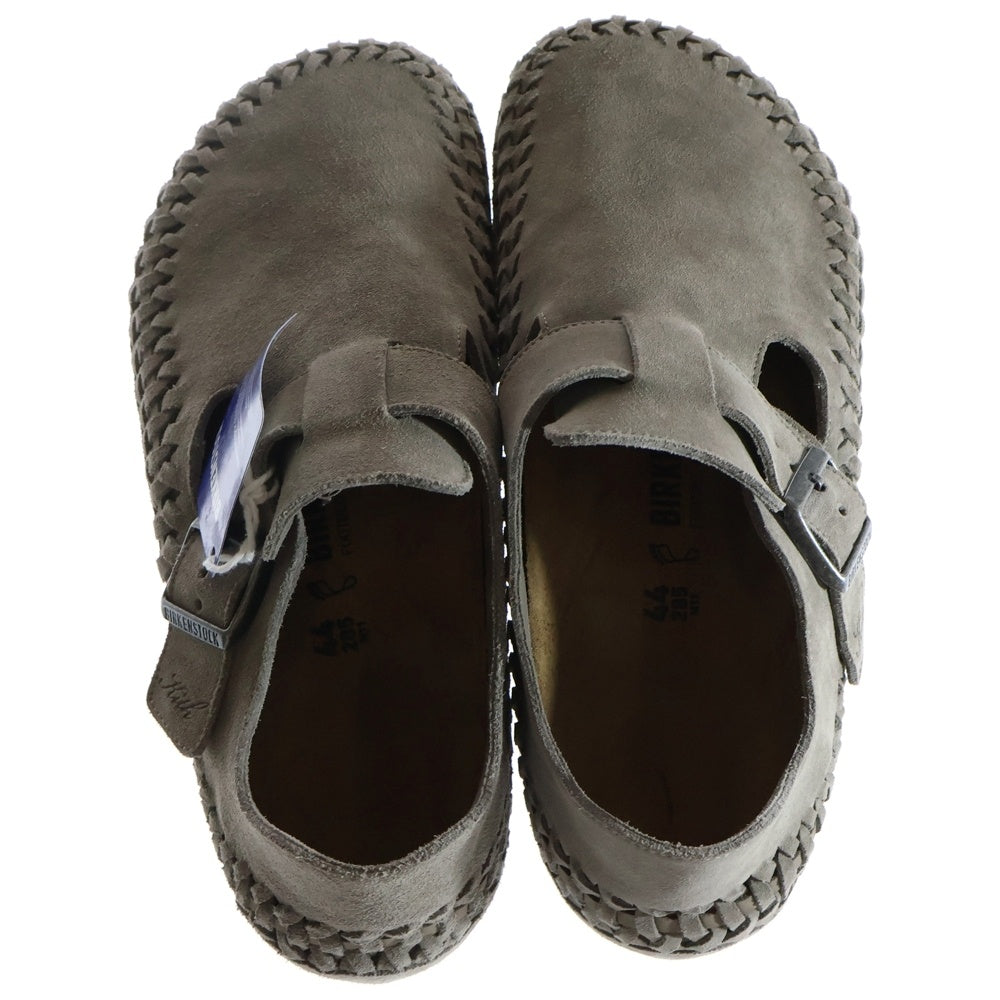 BIRKENSTOCK(ビルケンシュトック) 24AW ×KITH LONDON BRAINDED MOON ROCK キス ロンドンブレインド ムーンロック ローカットサンダル グレー 1029975
