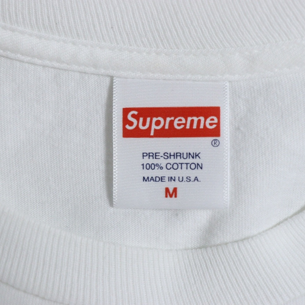 SUPREME(シュプリーム) 19SS Who The Fuck Tee フーザファックイズ グラフィックプリント クルーネック半袖Tシャツ カットソー ホワイト