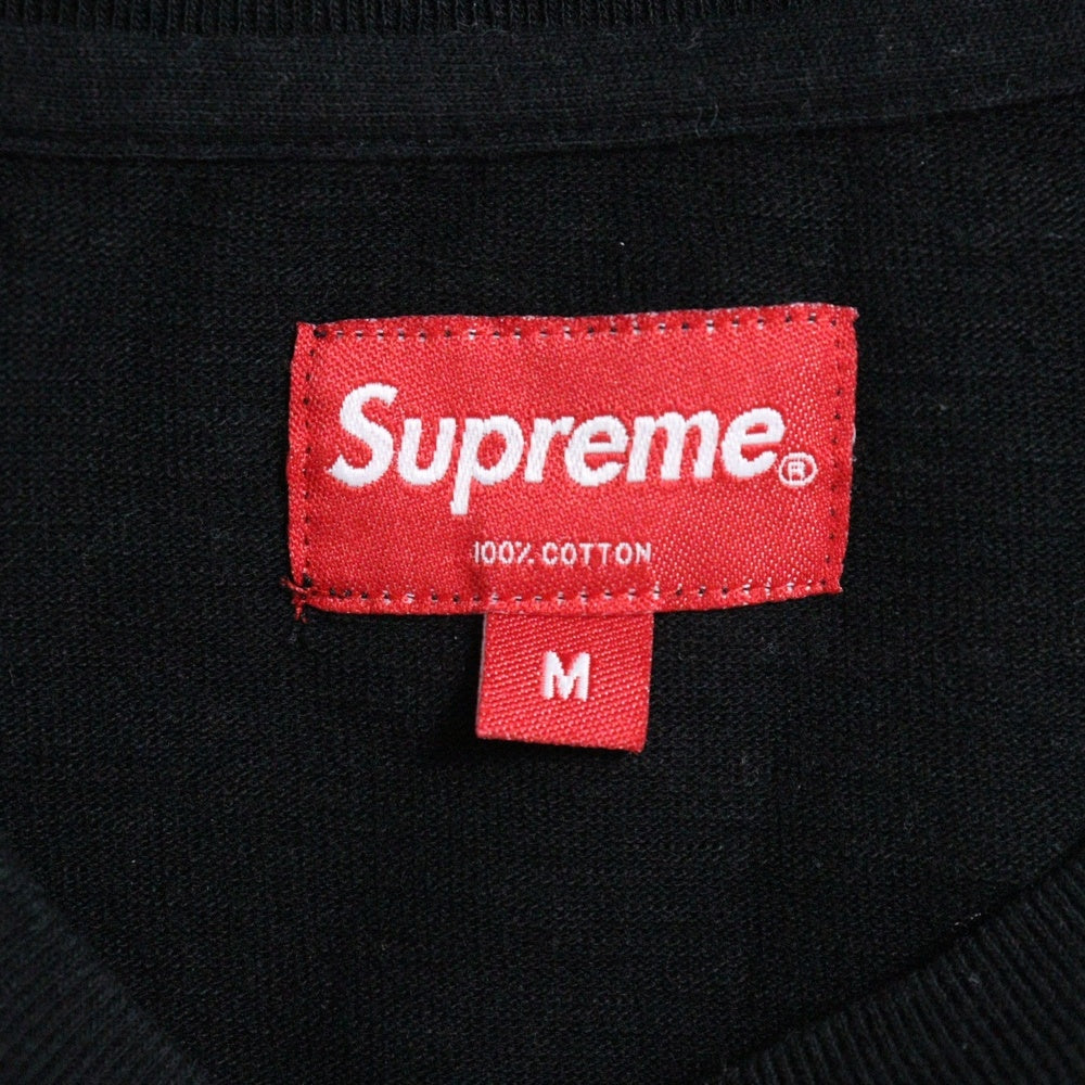 SUPREME(シュプリーム) 16SS Arc Logo L/S Top アーチロゴ クルーネック長袖Tシャツ カットソー ブラック