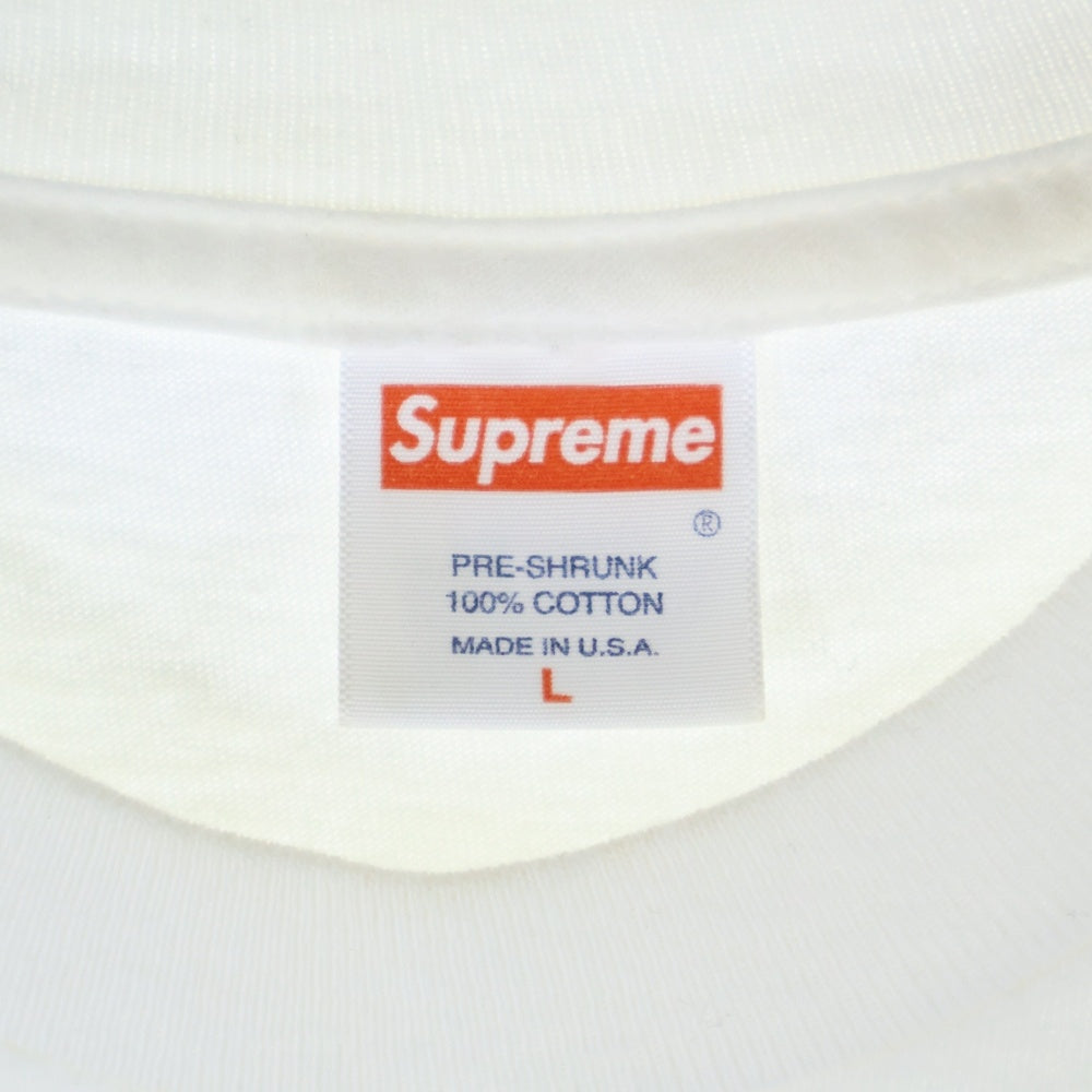SUPREME(シュプリーム) 07AW × NEIGHBORHOOD NS Logo Tee ネイバーフッド グラフィックプリント クルーネック半袖Tシャツ カットソー ホワイト