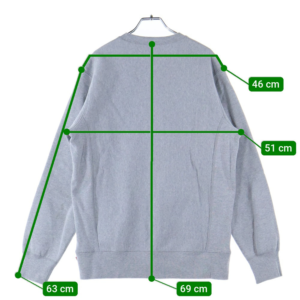 SUPREME(シュプリーム) 15AW Arc Logo Crewneck アーチロゴ クルーネックスウェットトレーナー グレー