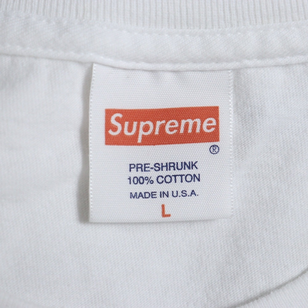 SUPREME(シュプリーム) 14AW All Means Tee オールミーンズ グラフィックプリント クルーネック半袖Tシャツ カットソー ホワイト
