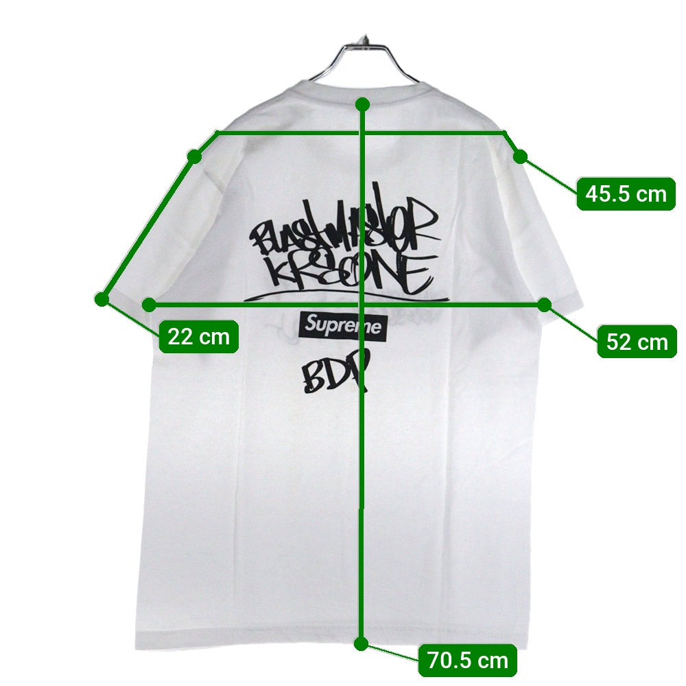 SUPREME(シュプリーム) 14AW All Means Tee オールミーンズ グラフィックプリント クルーネック半袖Tシャツ カットソー ホワイト