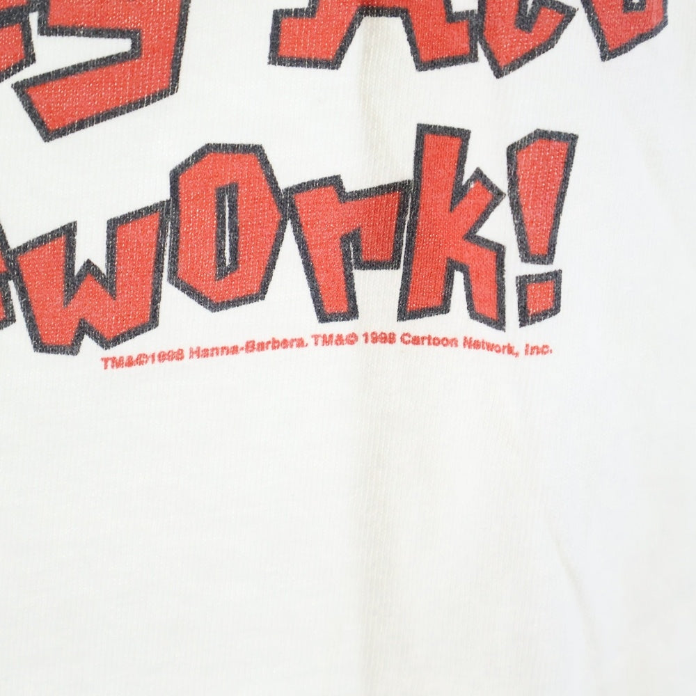 VINTAGE(ヴィンテージ) 90S VINTAGE SPACE GHOST ヴィンテージ スペースゴースト プリント 半袖Tシャツ カットソー ホワイト