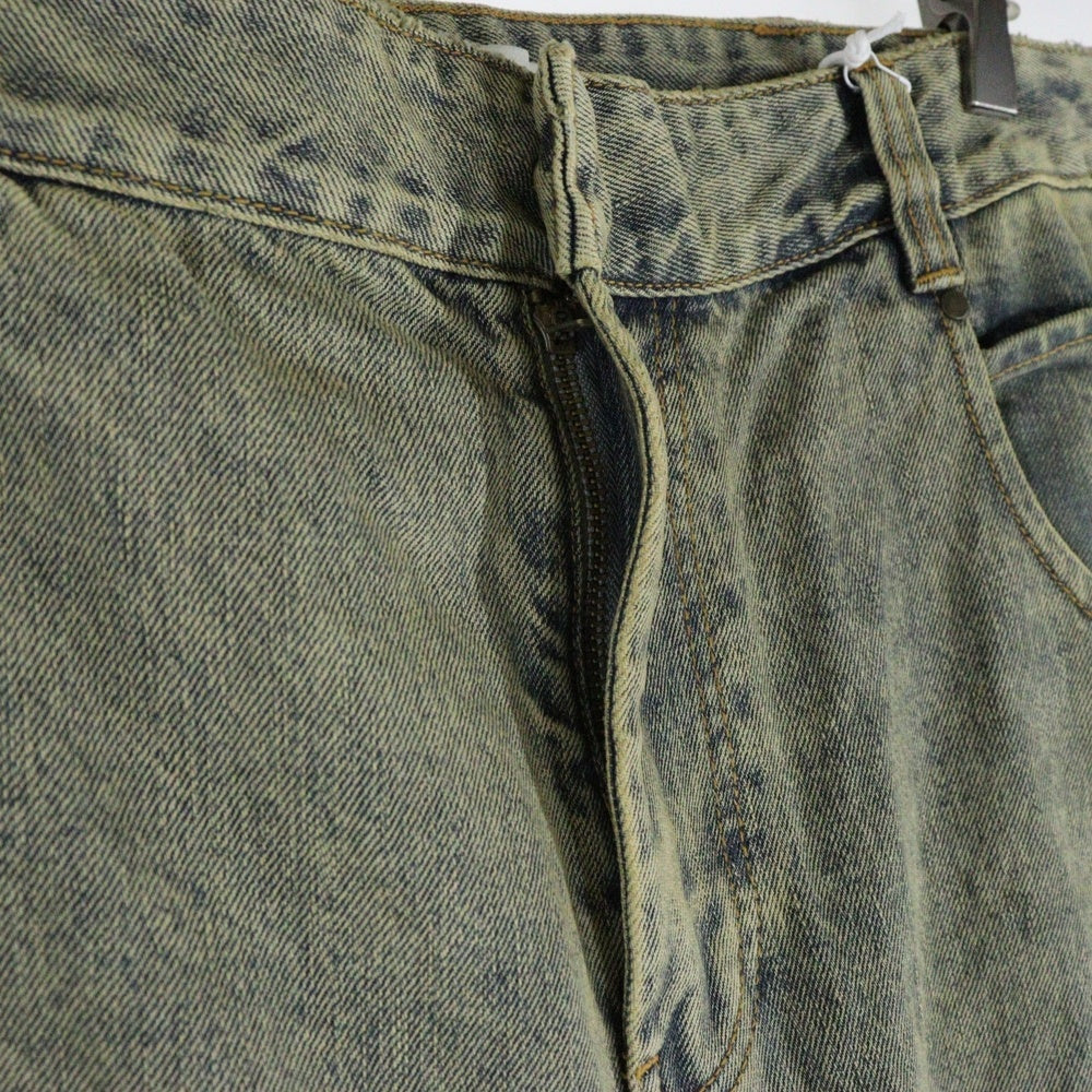 entire studios(エンタイア スタジオ) 25SS GEM JEANS ヴィンテージ 加工 ワイド デニム パンツ ジーンズ インディゴ ESU-S25‐11007-SW