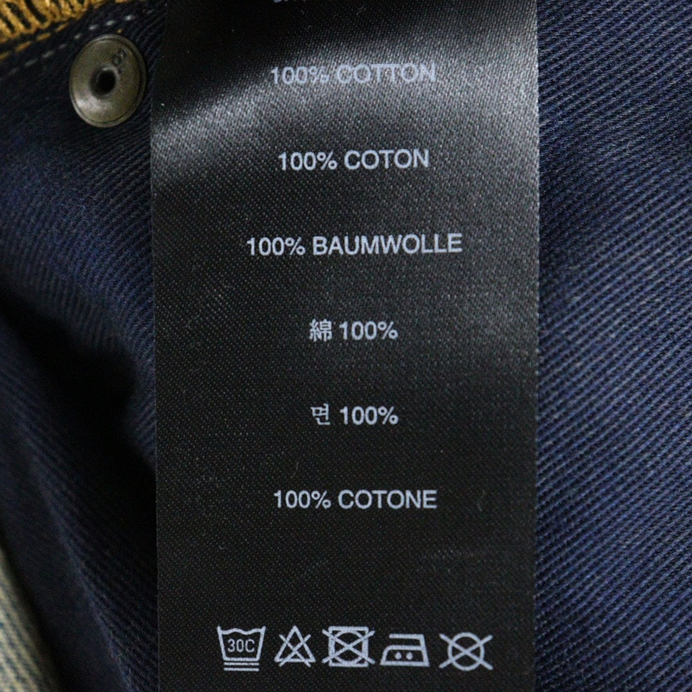 entire studios(エンタイア スタジオ) 25SS GEM JEANS ヴィンテージ 加工 ワイド デニム パンツ ジーンズ インディゴ ESU-S25‐11007-SW