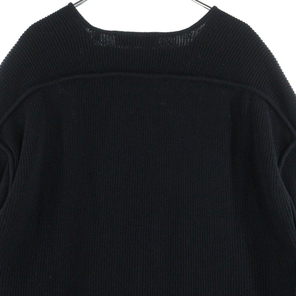 entire studios(エンタイア スタジオ) 25SS KNIT BLOCK TEE ニット ブロック Tシャツ セーター ブラック S25-10041-BL