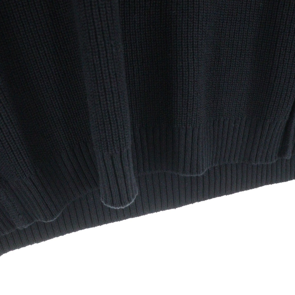 entire studios(エンタイア スタジオ) 25SS KNIT BLOCK TEE ニット ブロック Tシャツ セーター ブラック S25-10041-BL
