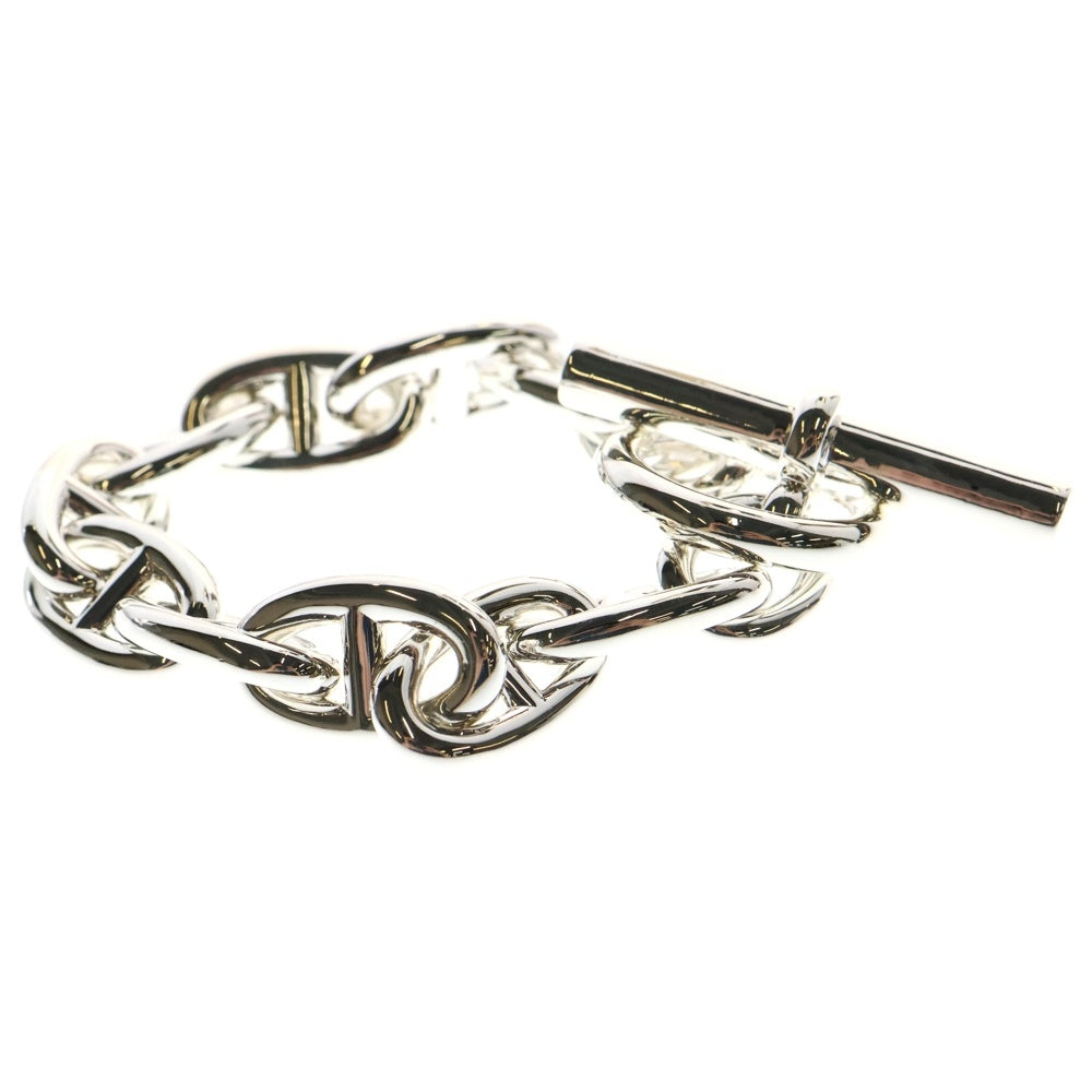 HERMES(エルメス) Chaine d'Ancre TGM シェーヌダンクル 11コマ チェーンブレスレット シルバー