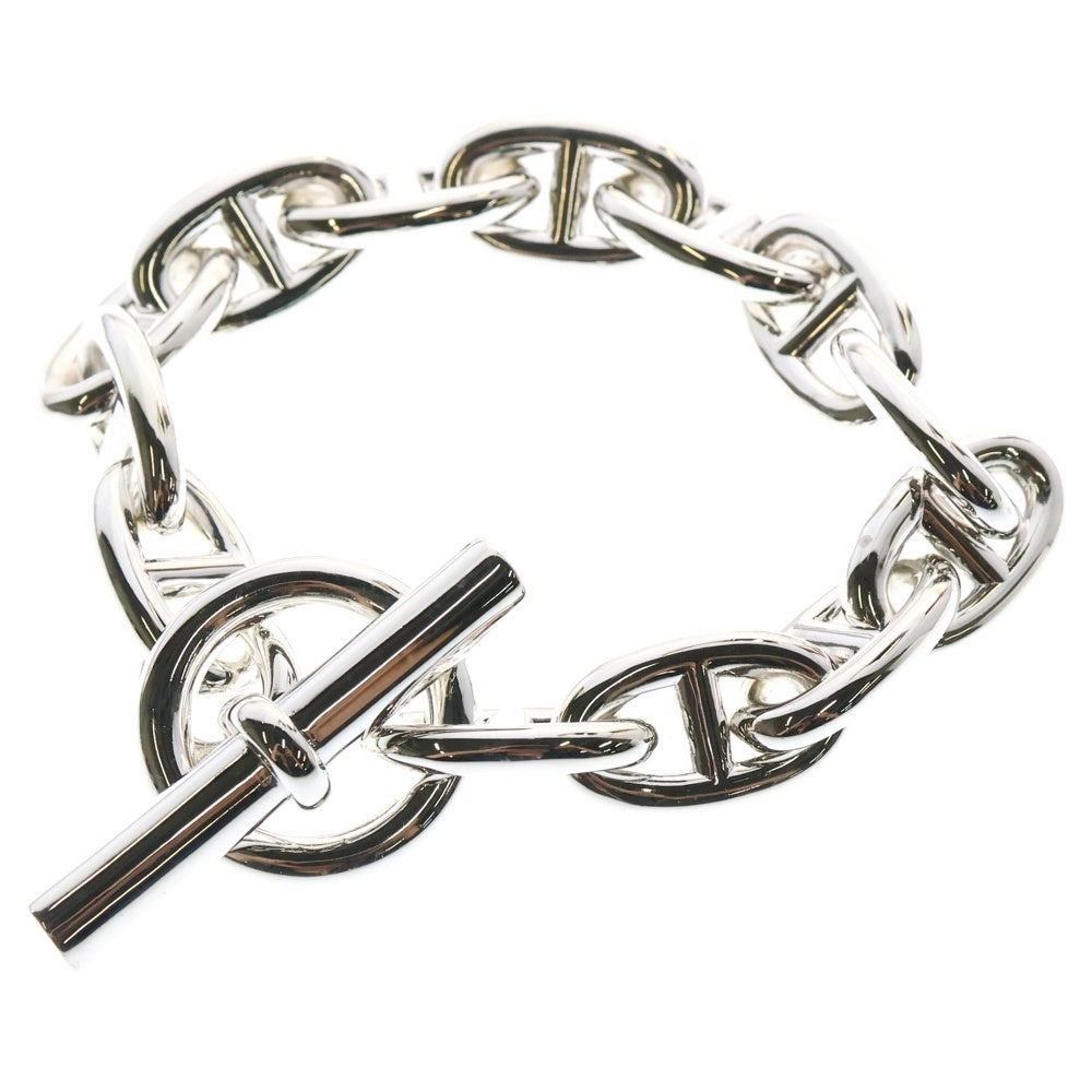 HERMES(エルメス) Chaine d'Ancre TGM シェーヌダンクル 13コマ チェーンブレスレット シルバー