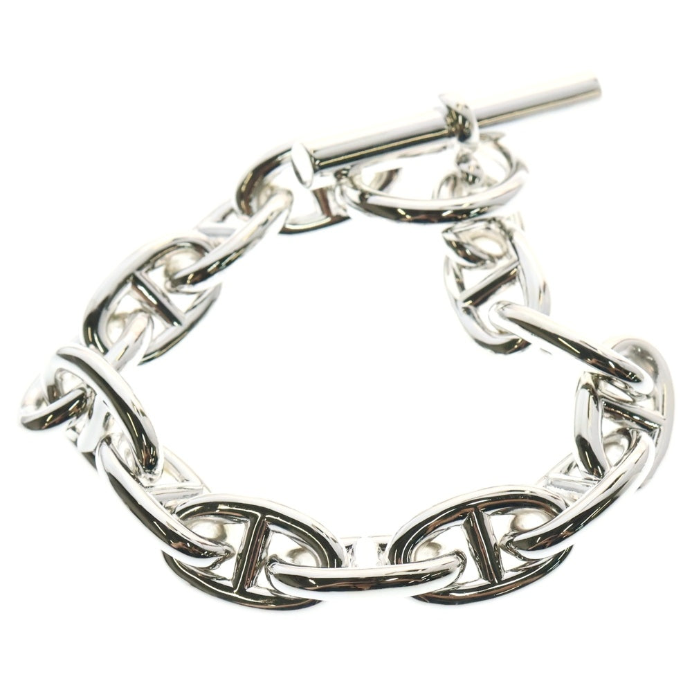 HERMES(エルメス) Chaine d'Ancre TGM シェーヌダンクル 13コマ チェーンブレスレット シルバー