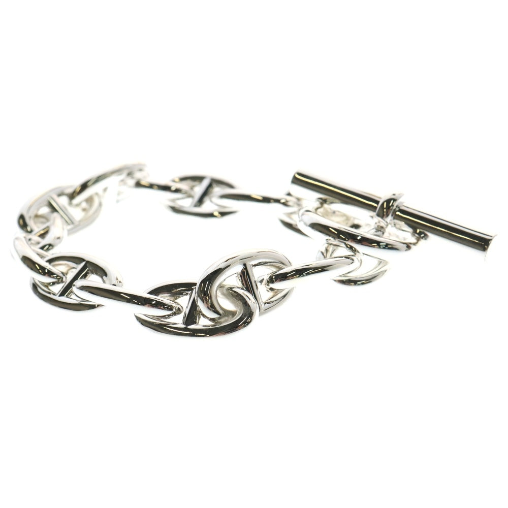 HERMES(エルメス) Chaine d'Ancre TGM シェーヌダンクル 13コマ チェーンブレスレット シルバー