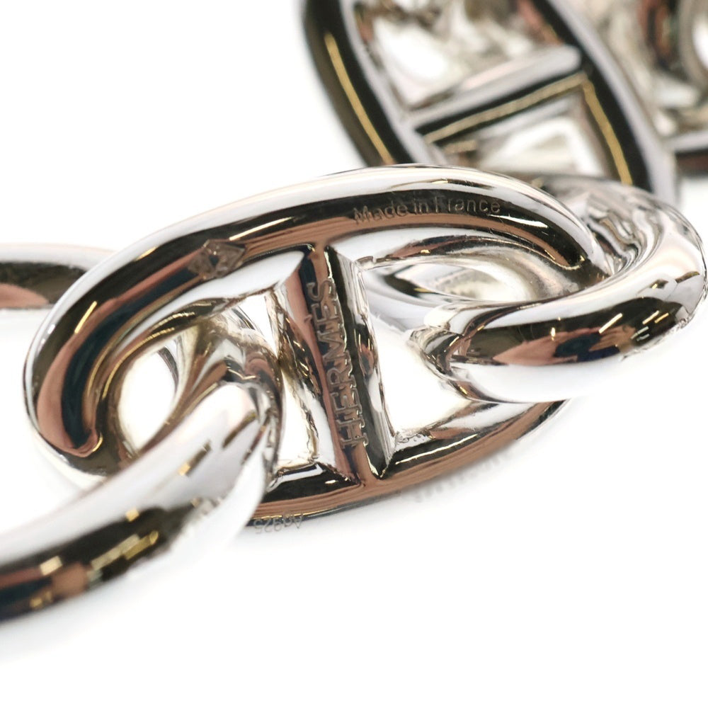 HERMES(エルメス) Chaine d'Ancre TGM シェーヌダンクル 13コマ チェーンブレスレット シルバー