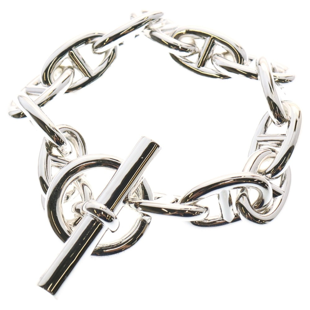 HERMES(エルメス) Chaine d'Ancre TGM シェーヌダンクル 13コマ チェーンブレスレット シルバー