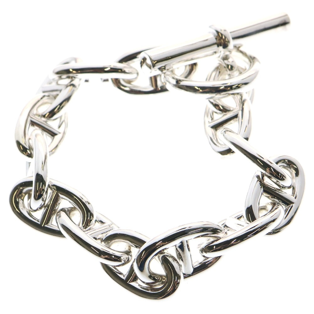 HERMES(エルメス) Chaine d'Ancre TGM シェーヌダンクル 13コマ チェーンブレスレット シルバー