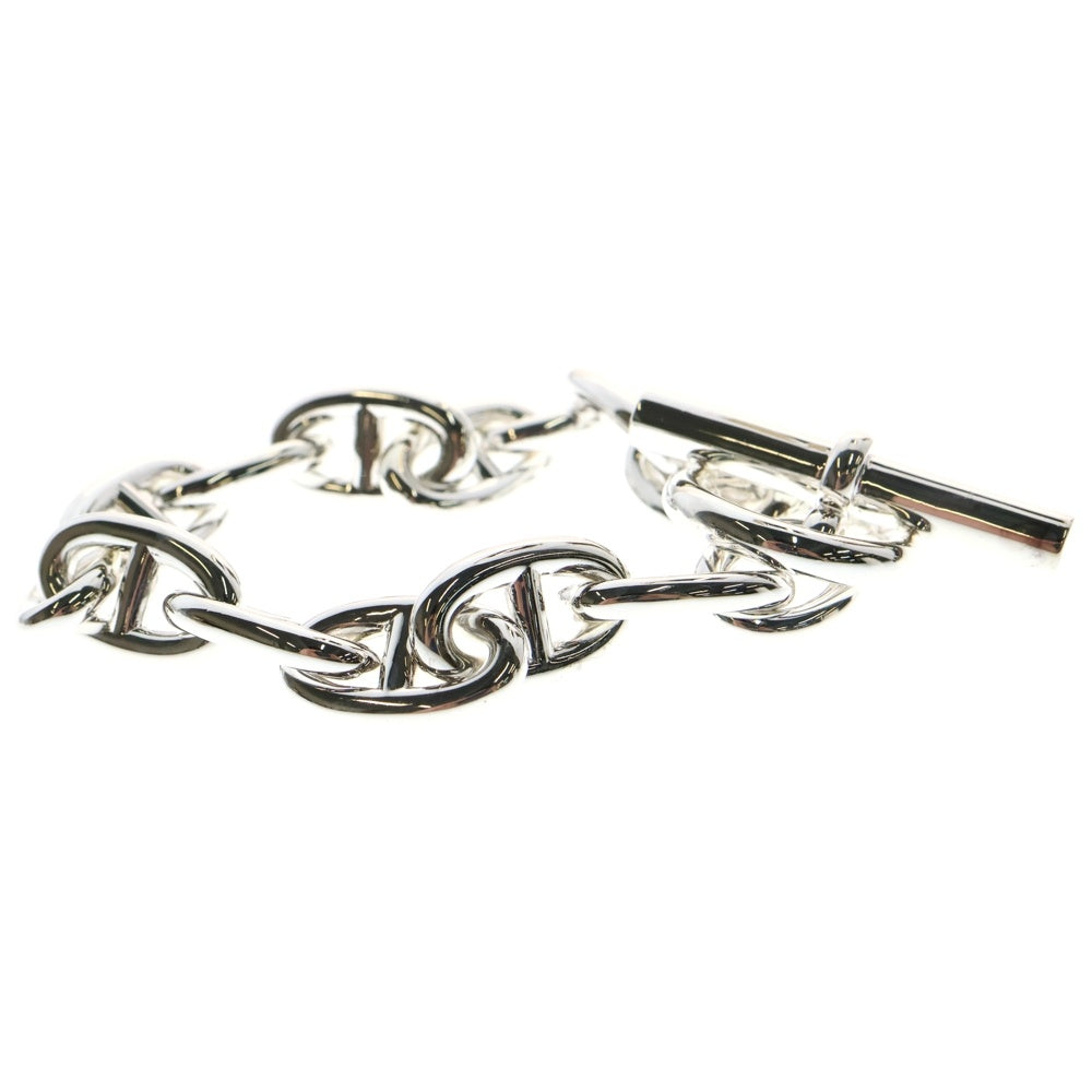 HERMES(エルメス) Chaine d'Ancre TGM シェーヌダンクル 13コマ チェーンブレスレット シルバー