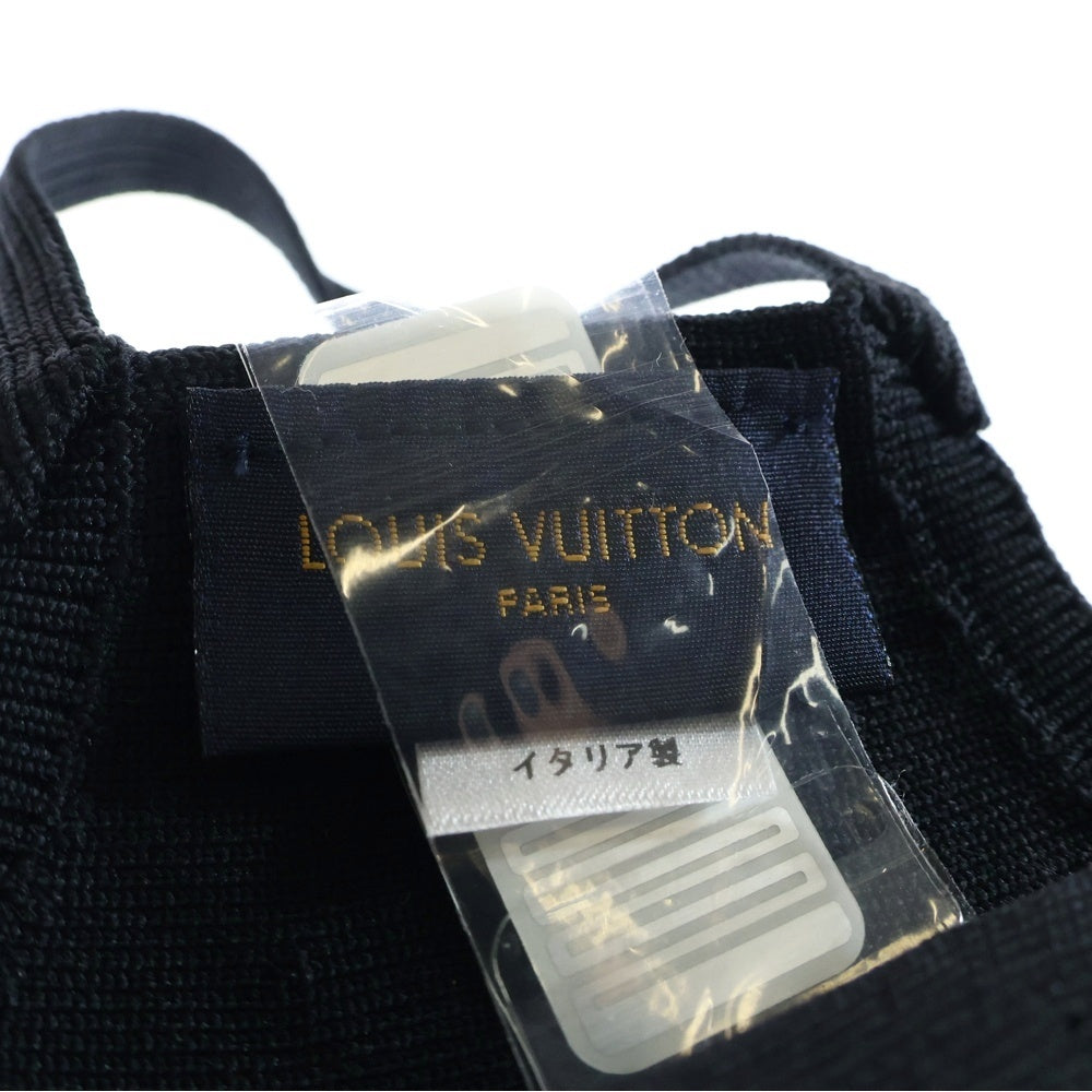 LOUIS VUITTON(ルイヴィトン) MASQUE MAILLE BLACK マイユ LVロゴ カバー付き マスク ブラック M76748