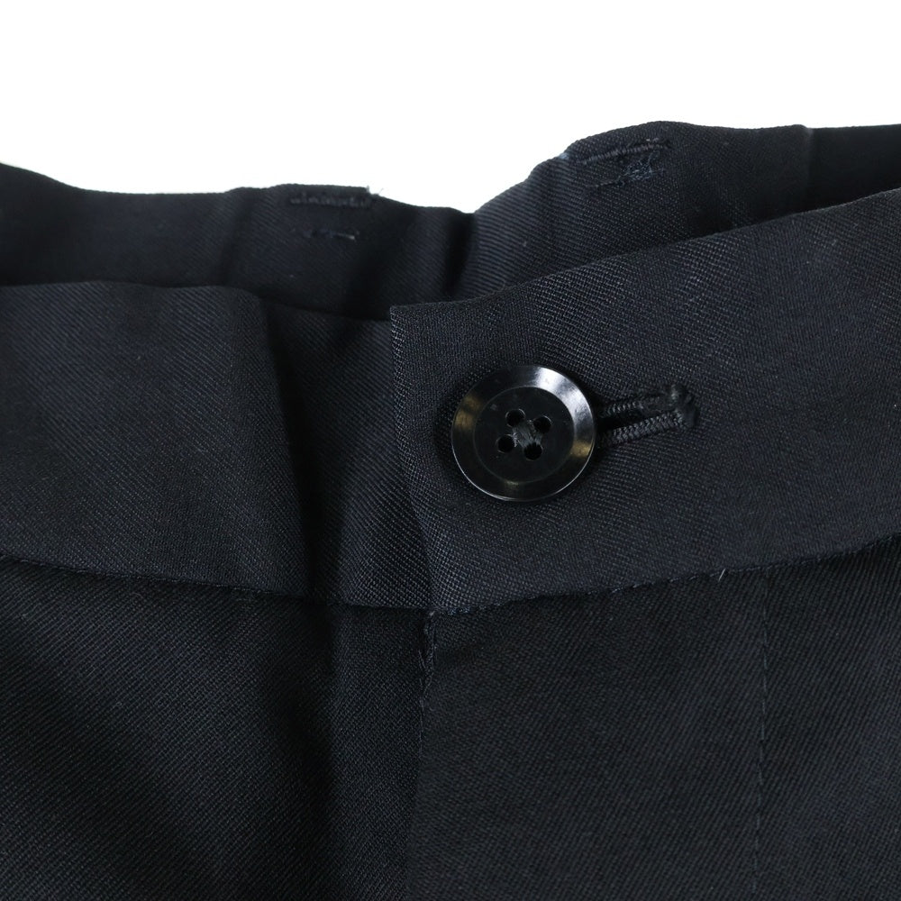Yohji Yamamoto POUR HOMME(ヨウジヤマモト プールオム) 14AW フロントジップ ウールサルエルパンツ ブラック HF-P29-100