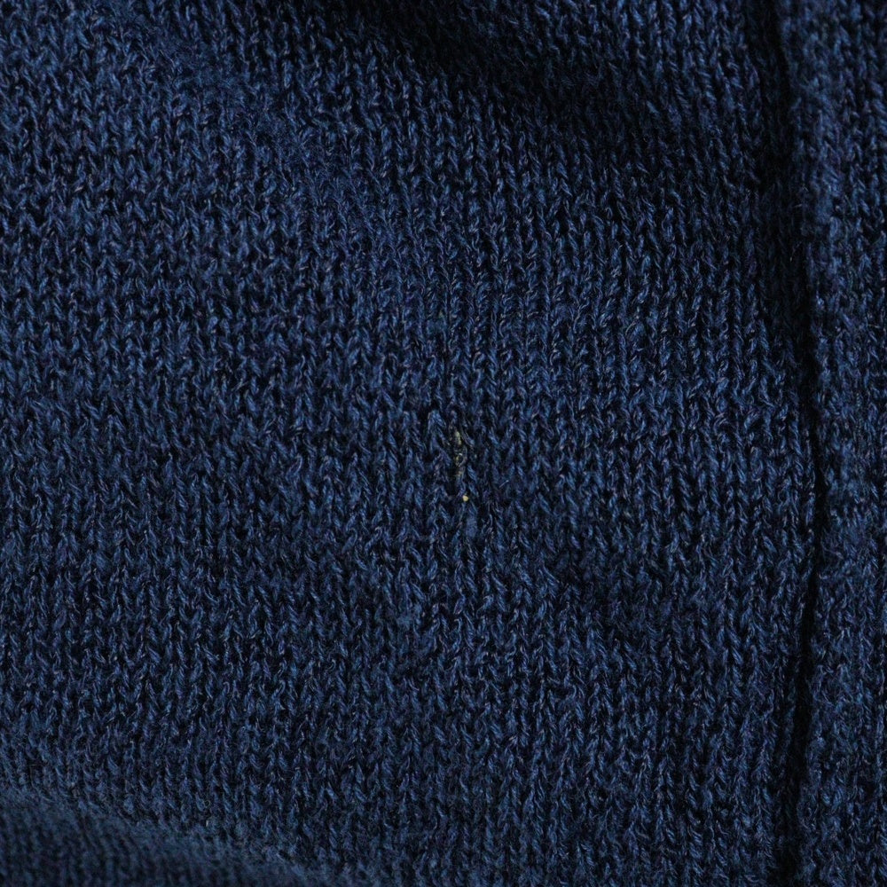 Yohji Yamamoto POUR HOMME(ヨウジヤマモト プールオム) 18SS ローゲージ レーヨンニットセーター ネイビー HW-K14-286