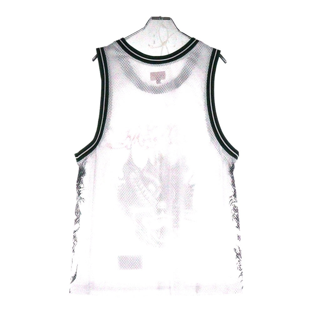 SUPREME(シュプリーム) 20SS Animal Basketball Jersey アニマルプリント メッシュ ジャージ タンクトップ ホワイト/グリーン