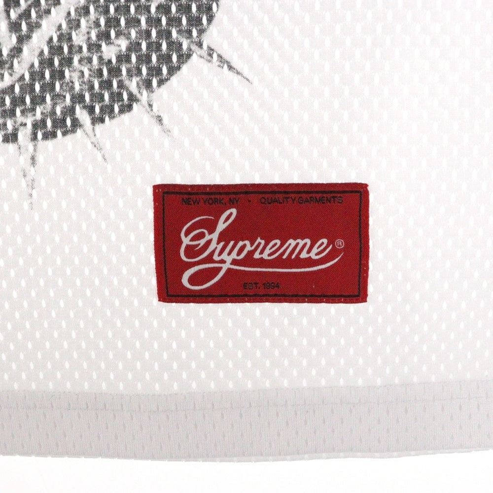 SUPREME(シュプリーム) 20SS Animal Basketball Jersey アニマルプリント メッシュ ジャージ タンクトップ ホワイト/グリーン