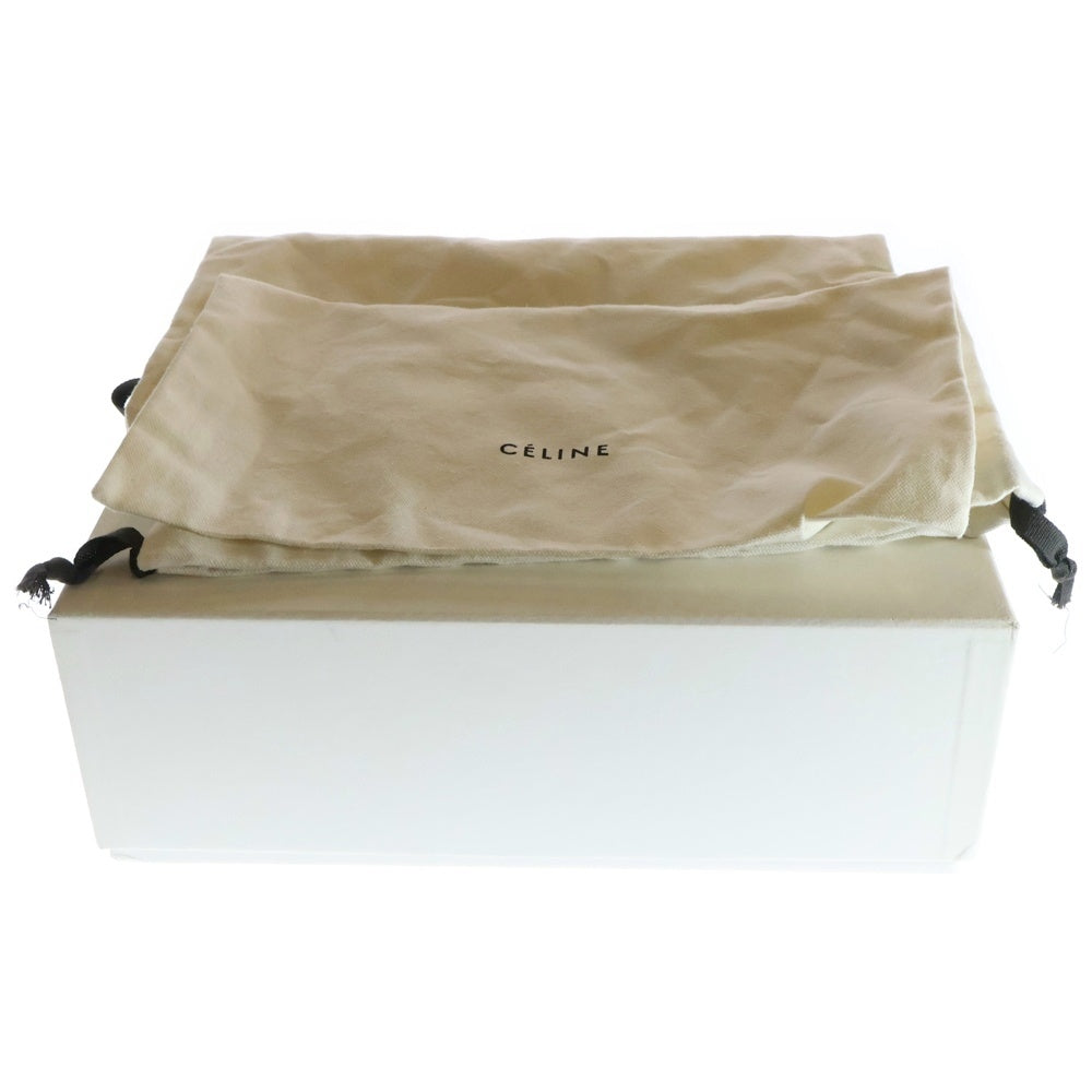 CELINE(セリーヌ) サイドゴア レザー ラバーソール チェルシーブーツ ブラック