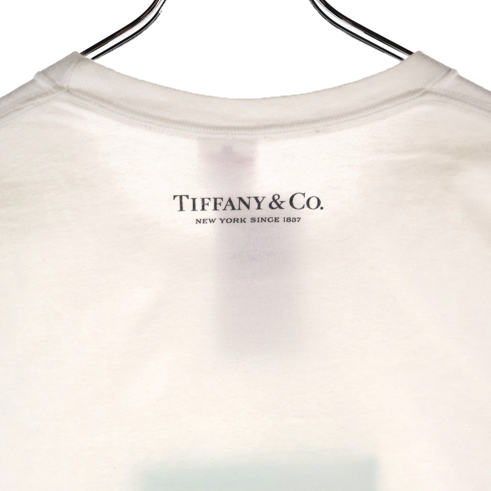 SUPREME(シュプリーム) 21AW ×TIFFANY&Co. Box Logo Tee ティファニー ボックスロゴプリントTシャツ 半袖クルーネックカットソー ホワイト