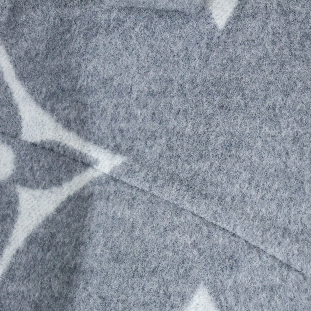 LOUIS VUITTON(ルイヴィトン) 21AW モノグラム ジャイアント シルク ウール タイト ミニスカート レディース グレー RW212W TUV FLSK25
