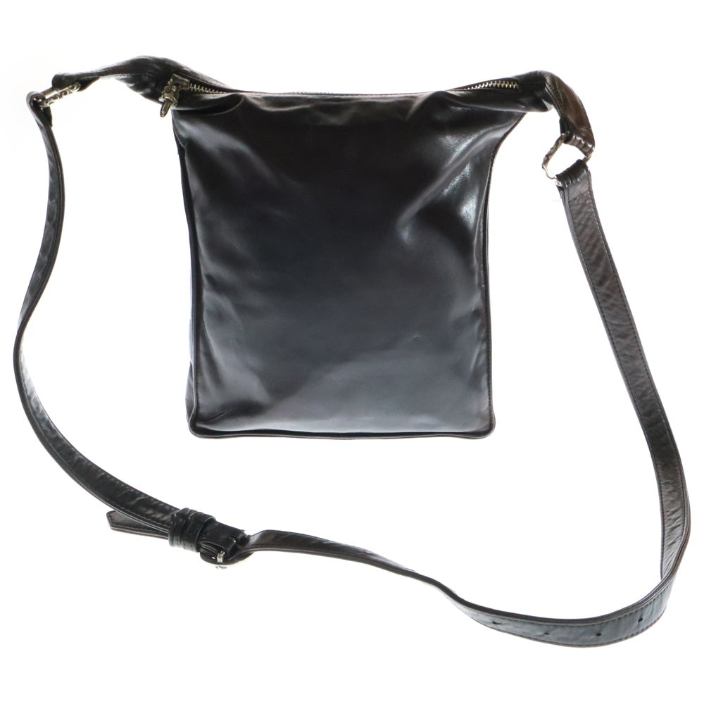 CHROME HEARTS(クロムハーツ) F-SLINGER Fスリンガー フラップクロスボールボタン レザーショルダーバッグ ブラウン