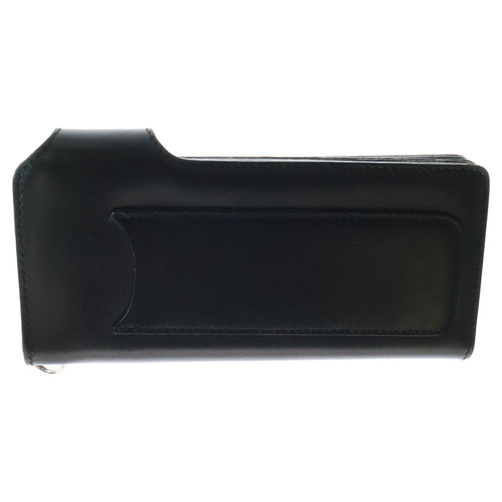 CREAM SODA(クリームソーダ) LONG WALLET スカルコンチョ レザー トラッカーウォレット 長財布 ブラック