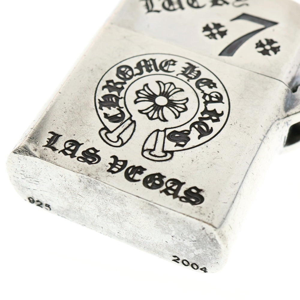 CHROME HEARTS(クロムハーツ) ZIPPO LIGHTERZ-V7 LAS VEGAS スモールCHクロス ラッキー7 ラスベガス限定 ジッポライター シルバー