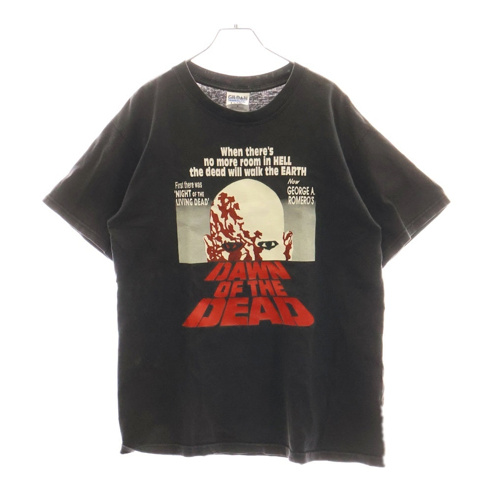 GILDAN(ギルダン) DAWN OF THE DEAD 両面プリント 半袖Tシャツ ブラック
