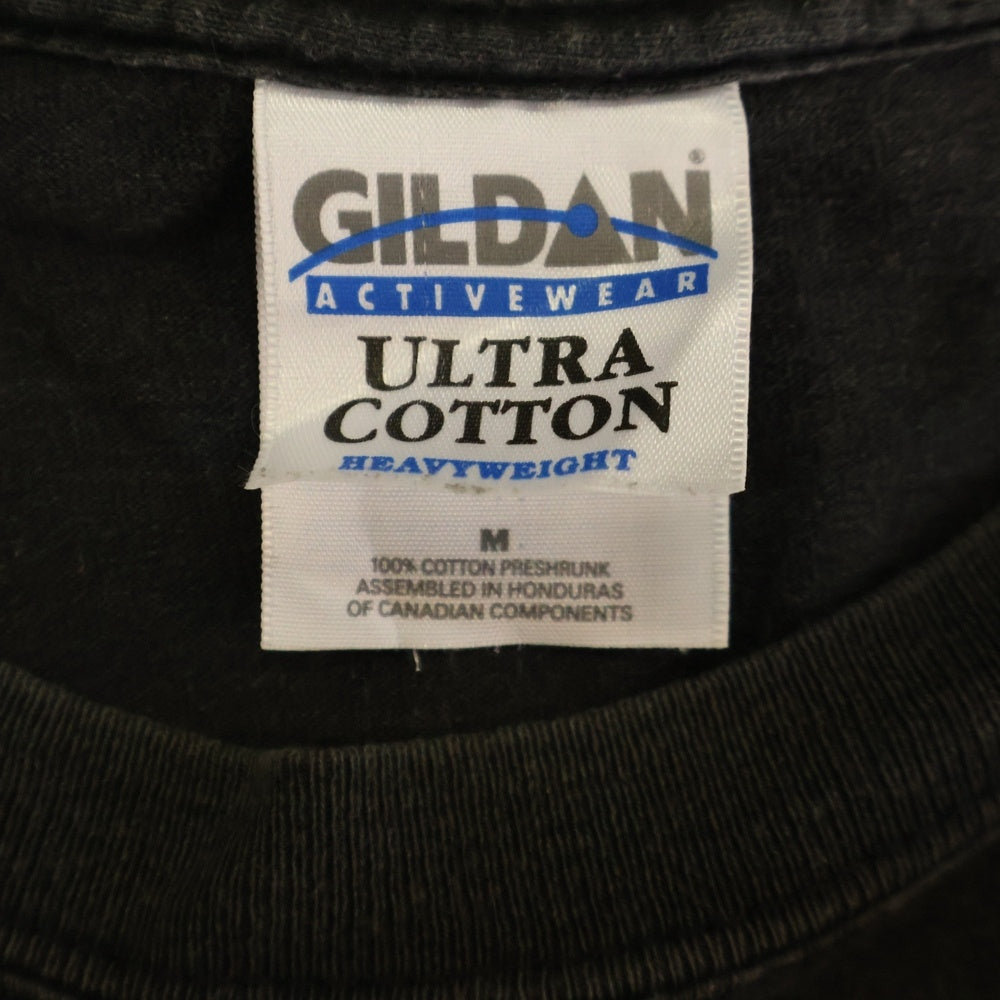 GILDAN(ギルダン) DAWN OF THE DEAD 両面プリント 半袖Tシャツ ブラック