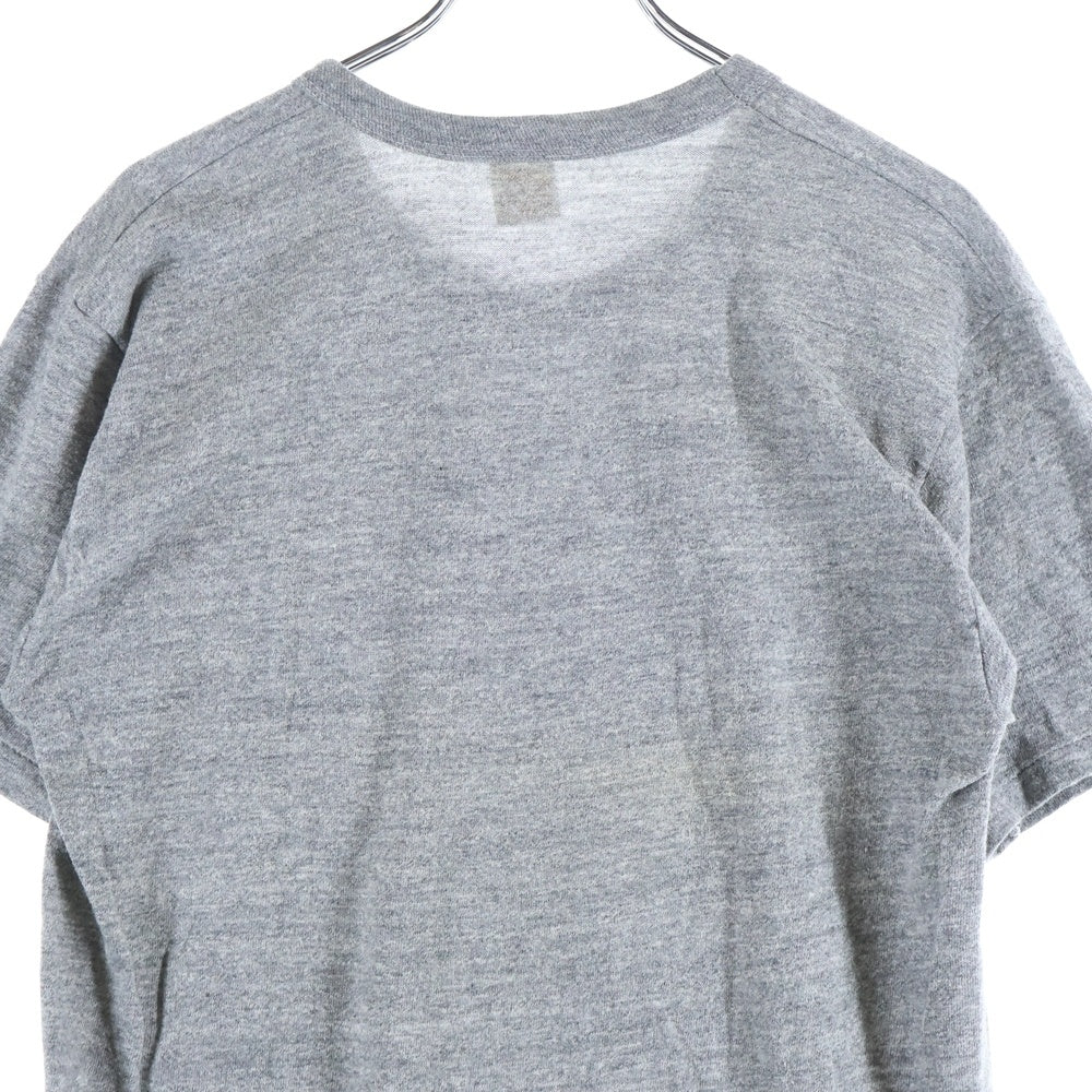 VINTAGE(ヴィンテージ) 80S SPORTWEAR USA製 霜降り プリント 半袖Tシャツ グレー