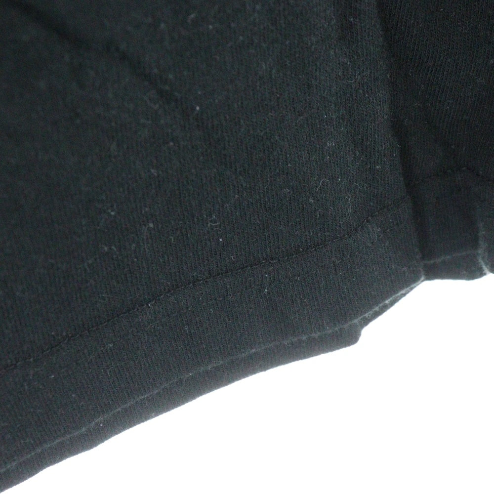 NO BRAND(ノーブランド) FRAMTID スカルプリント 半袖Tシャツ ブラック