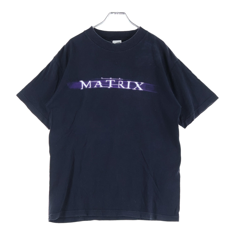 VINTAGE(ヴィンテージ) 90S VINTAGE WARNER BROS STUDIO STORE THE MATRIX ヴィンテージ USA製 ワーナーブラザーズ マトリックス フロントプリント 半袖Tシャツ カットソー ブラック