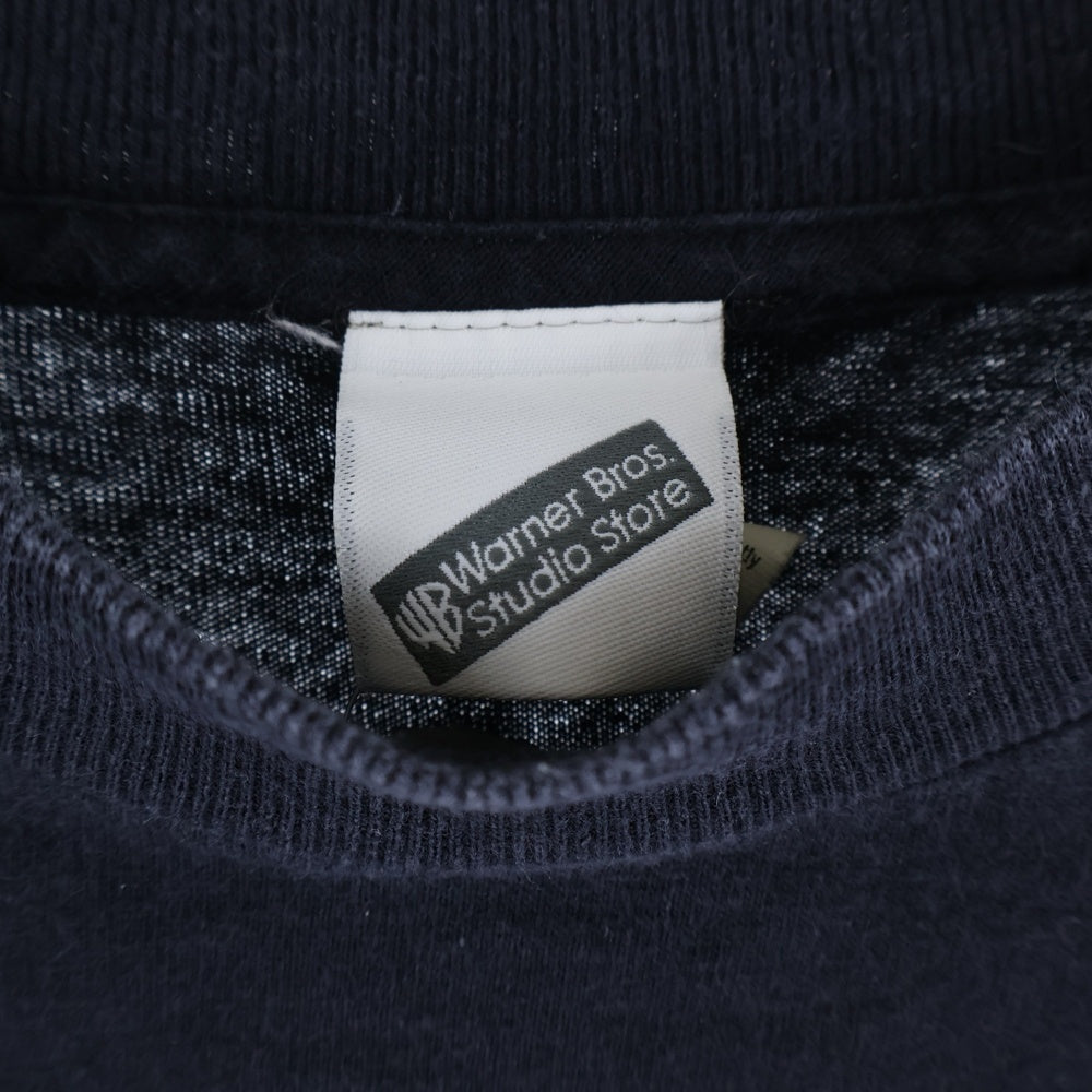 VINTAGE(ヴィンテージ) 90S VINTAGE WARNER BROS STUDIO STORE THE MATRIX ヴィンテージ USA製 ワーナーブラザーズ マトリックス フロントプリント 半袖Tシャツ カットソー ブラック