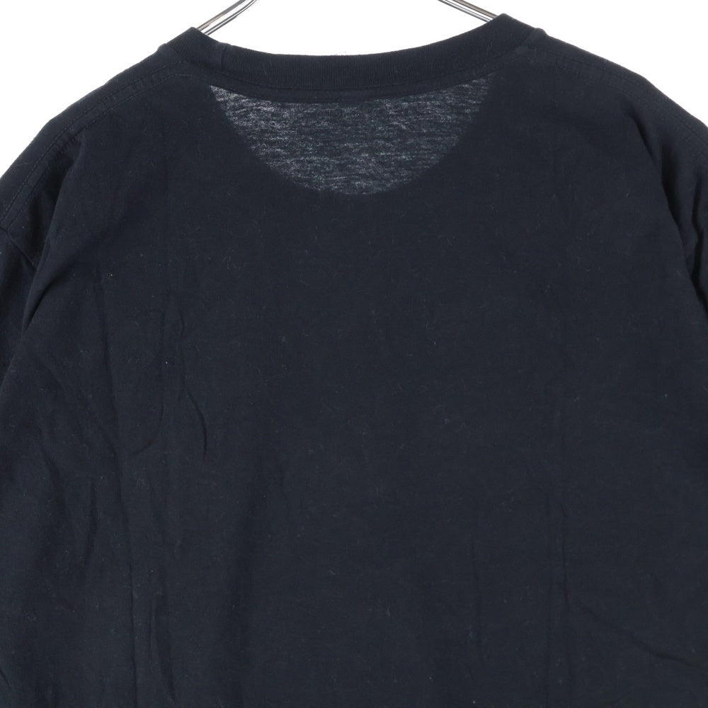 NO BRAND(ノーブランド) Ashes to Ashes USA製 フロントプリント 半袖Tシャツ ブラック