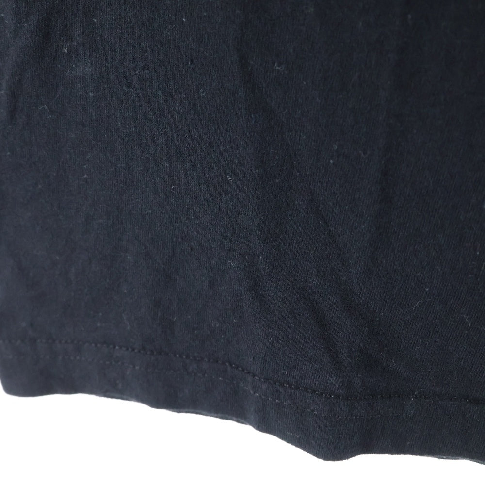 NO BRAND(ノーブランド) Ashes to Ashes USA製 フロントプリント 半袖Tシャツ ブラック