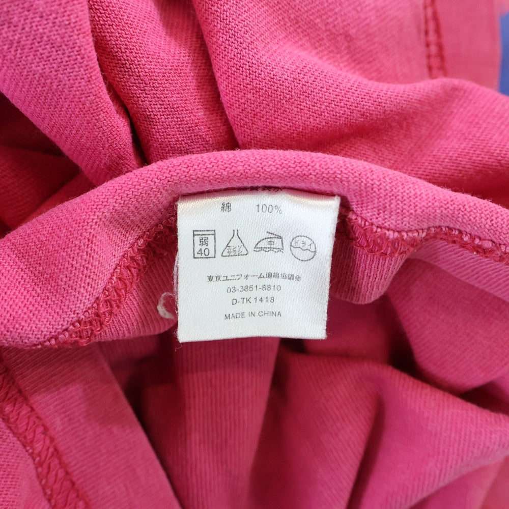 NO BRAND(ノーブランド) ステカセキング キャラクタープリント 半袖Tシャツ ピンク