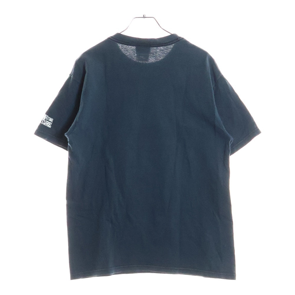 NO BRAND(ノーブランド) BAMBAMBIGELOW ブルーザーブロディ USA製 フェイスプリント 半袖Tシャツ ネイビー