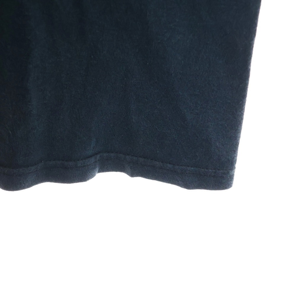 NO BRAND(ノーブランド) BAMBAMBIGELOW ブルーザーブロディ USA製 フェイスプリント 半袖Tシャツ ネイビー
