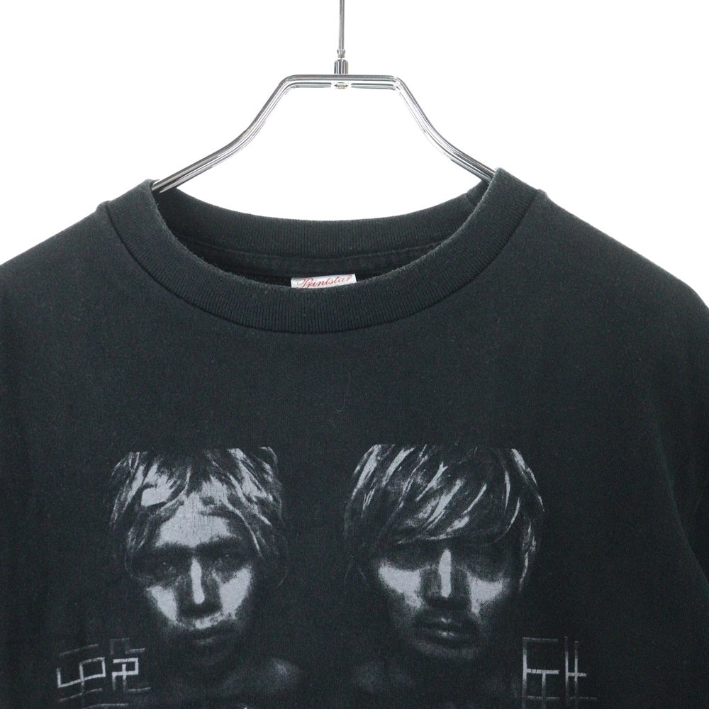 NO BRAND(ノーブランド) 撃鉄 GEKITETSU 両面プリント 半袖Tシャツ ブラック