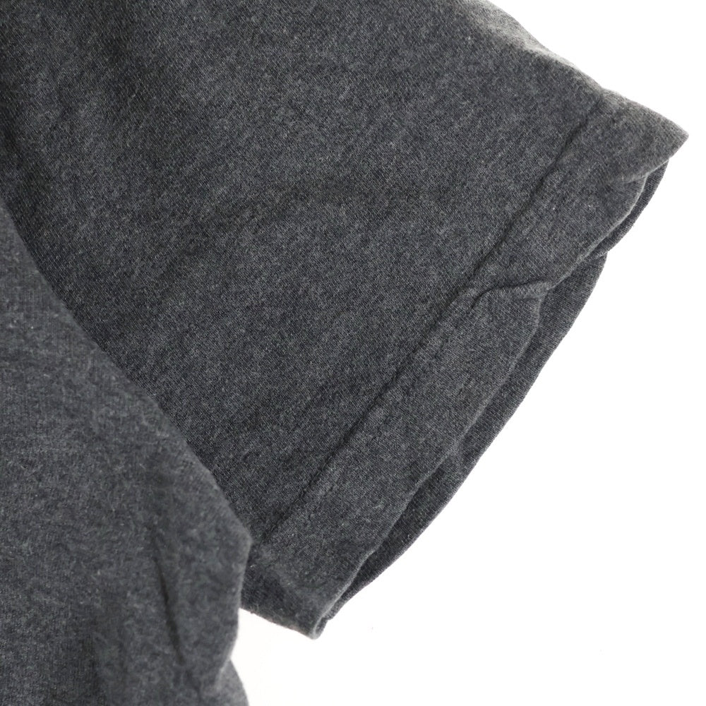 NO BRAND(ノーブランド) buffalo-man ヘッドプリント 半袖Tシャツ グレー