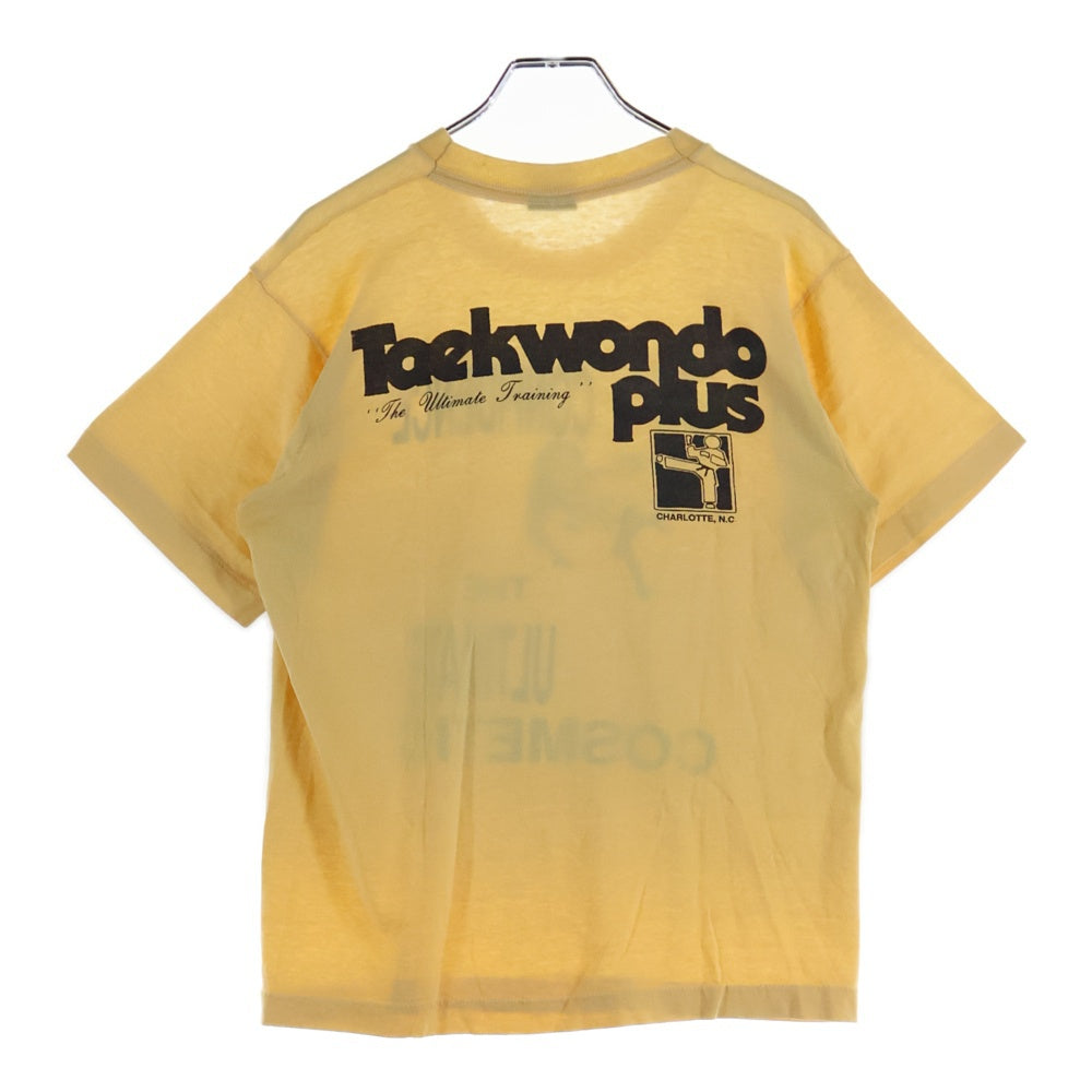 VINTAGE(ヴィンテージ) 90S CONFIDENCE THE ULTIMATE COSMETIC 裾シングル USA製 半袖Tシャツ イエロー