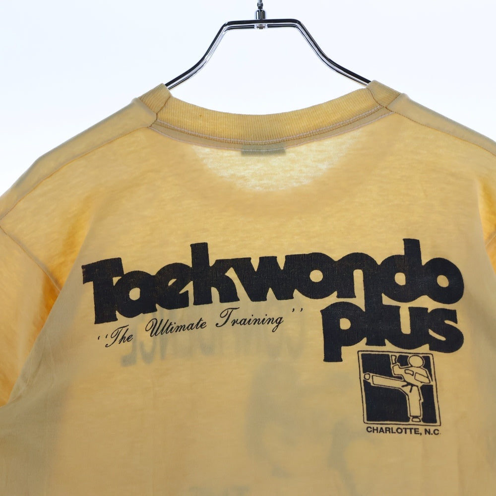 VINTAGE(ヴィンテージ) 90S CONFIDENCE THE ULTIMATE COSMETIC 裾シングル USA製 半袖Tシャツ イエロー